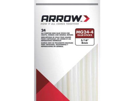 Arrow 4 In. Mini Clear Hot Melt Glue (24-Pack) For Discount