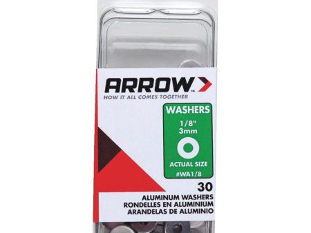 Arrow 1 8 In. Aluminum Rivet Washer (30-Pack) Online Hot Sale