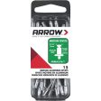 Arrow 3 16 In. x 1 4 In. Aluminum Rivet (15 Count) Sale