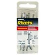 Aluminum Rivet, Long, 3 16-In. Dia., 12-Pk. Sale