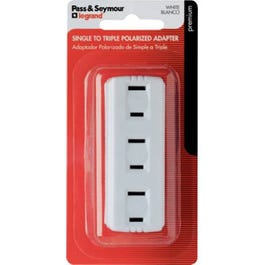 15A White Triple Plug In Adapter Online