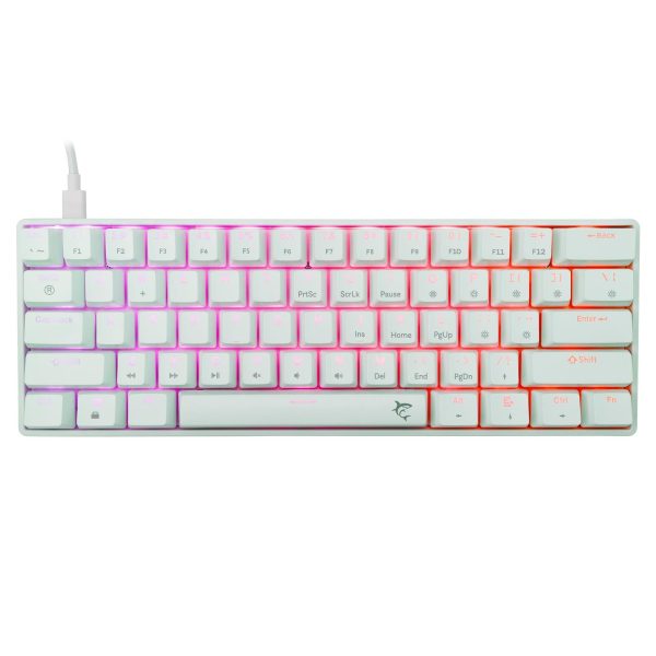 White Shark GK-004211 Shinobi-2 Red Switch, White US Supply