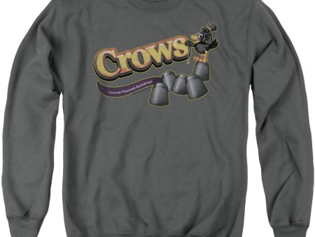 TOOTSIE ROLL : CROWS ADULT CREW NECK SWEATSHIRT CHARCOAL LG Online