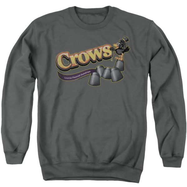 TOOTSIE ROLL : CROWS ADULT CREW NECK SWEATSHIRT CHARCOAL LG Online