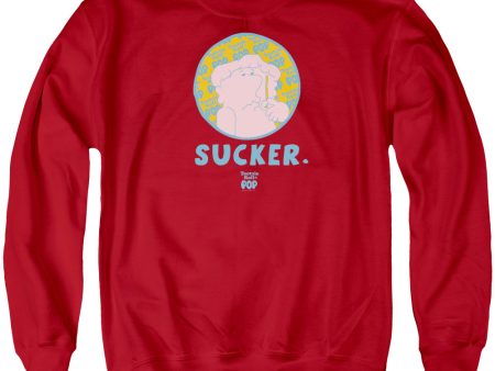 TOOTSIE ROLL : SUCKER ADULT CREW NECK SWEATSHIRT RED 2X Supply