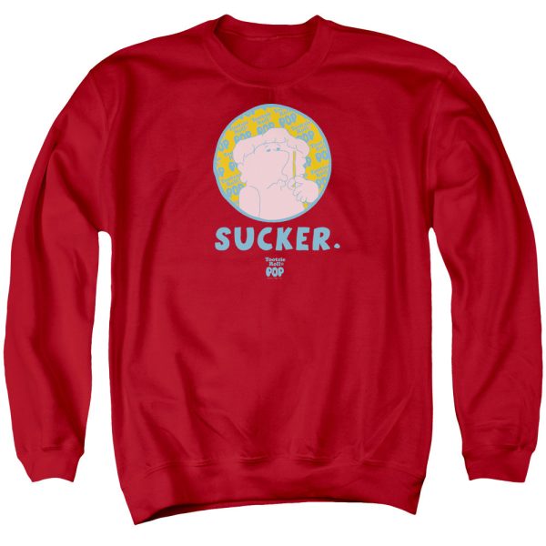 TOOTSIE ROLL : SUCKER ADULT CREW NECK SWEATSHIRT RED 2X Supply