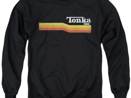 TONKA : TONKA STRIPE ADULT CREW SWEAT Black SM For Cheap