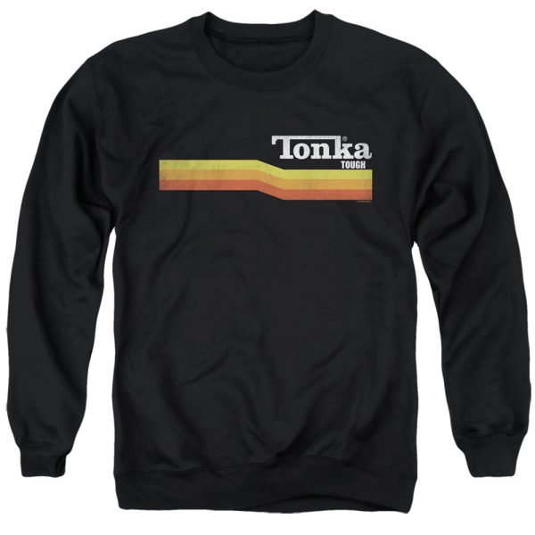 TONKA : TONKA STRIPE ADULT CREW SWEAT Black SM For Cheap