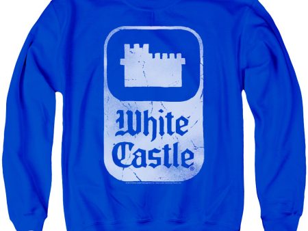 WHITE CASTLE : CLASSIC LOGO ADULT CREW SWEAT Royal Blue 2X Online Hot Sale