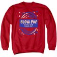 TOOTSIE ROLL : BLOW POP ROUGH ADULT CREW NECK SWEATSHIRT RED 3X Fashion