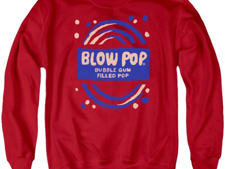 TOOTSIE ROLL : BLOW POP ROUGH ADULT CREW NECK SWEATSHIRT RED 3X Fashion