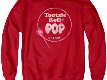 TOOTSIE ROLL : TOOTSIE ROLL POP LOGO ADULT CREW NECK SWEATSHIRT RED 2X Discount