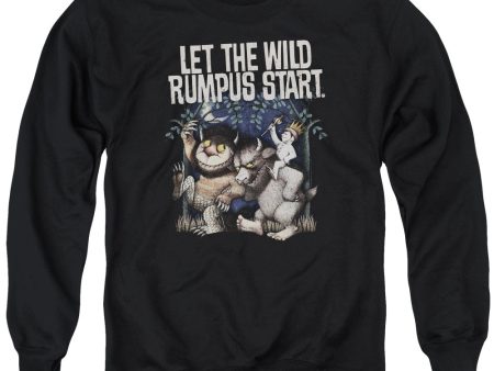 WHERE THE WILD THINGS ARE : WILD RUMPUS ADULT CREW SWEAT Black XL Online