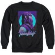 TEEN WOLF : HEADPHONE WOLF ADULT CREW SWEAT Black LG For Discount